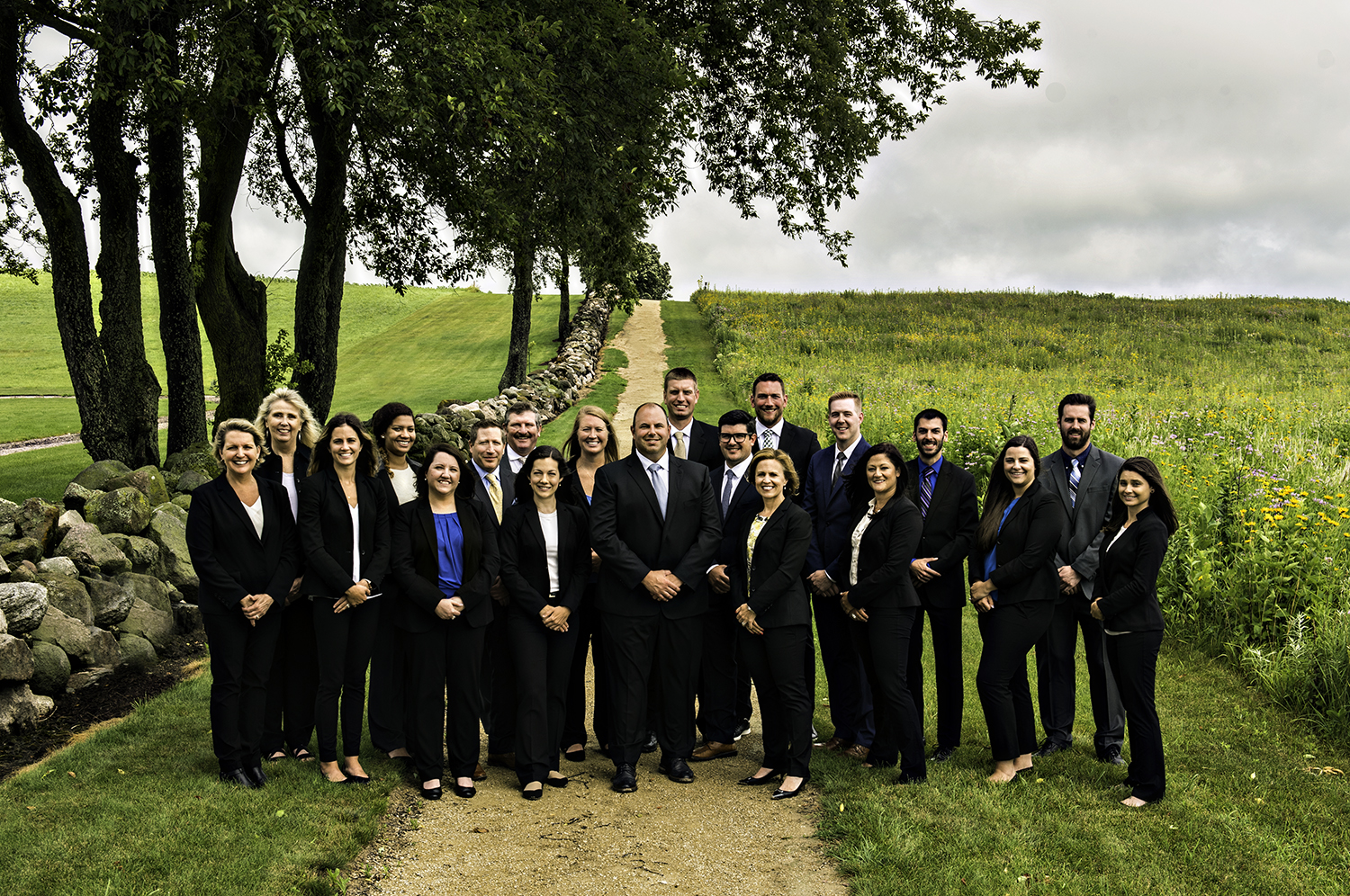 team photo of financial advisors