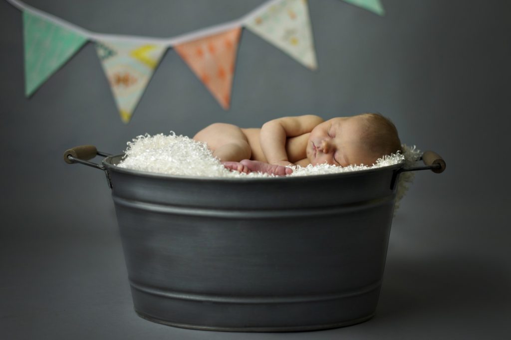 Baby Yoda Newborn Photoshoot - Madison Colt Studios