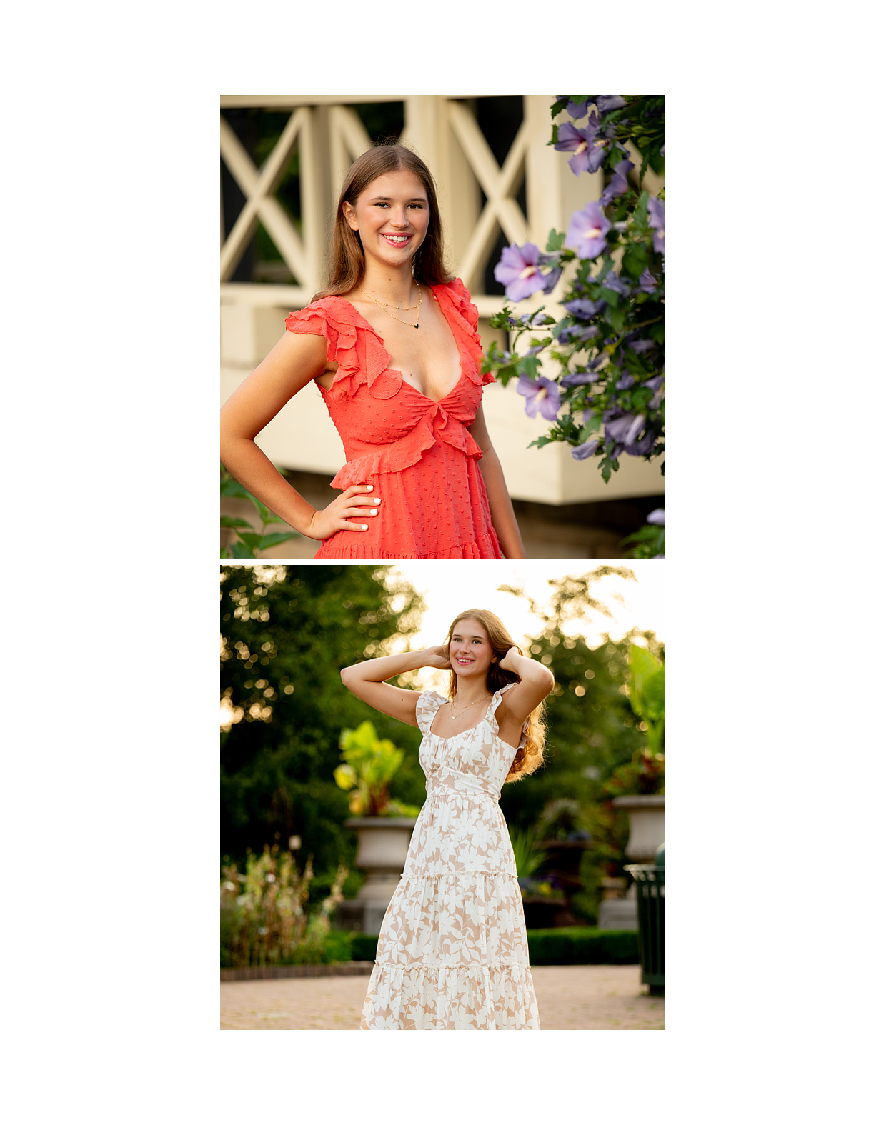 Senior portrait outdoors at sunset in Madison Wisconsin