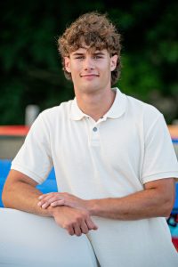 Natural senior portrait of Graham in Madison, WI