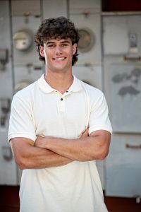 Urban senior portrait of Graham