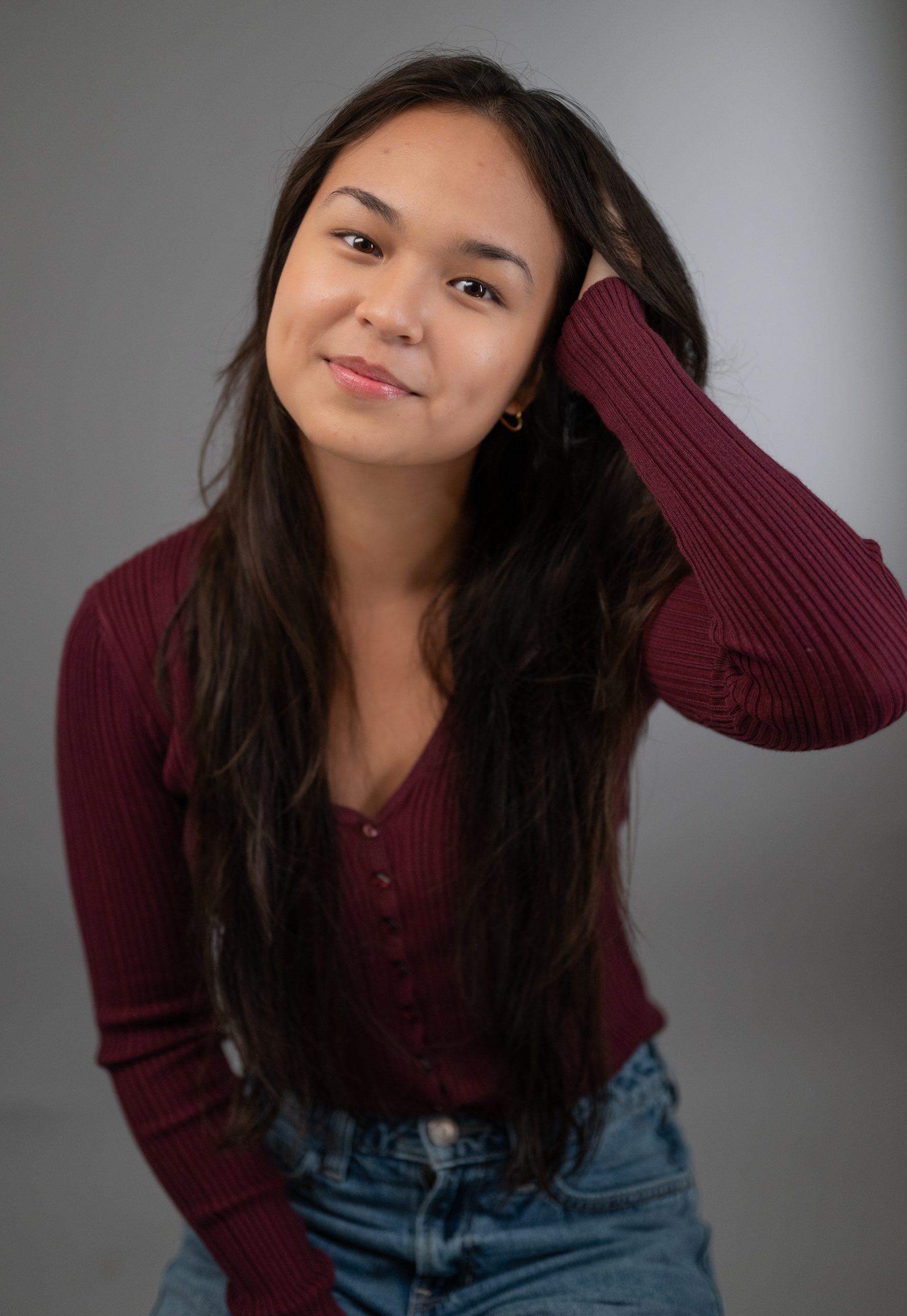 Acting headshot of Josie in Madison WI with natural expression